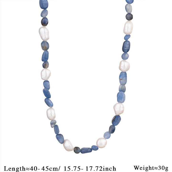 Collier pendentif poisson en acier inoxydable avec perles de cristal Olivenorma