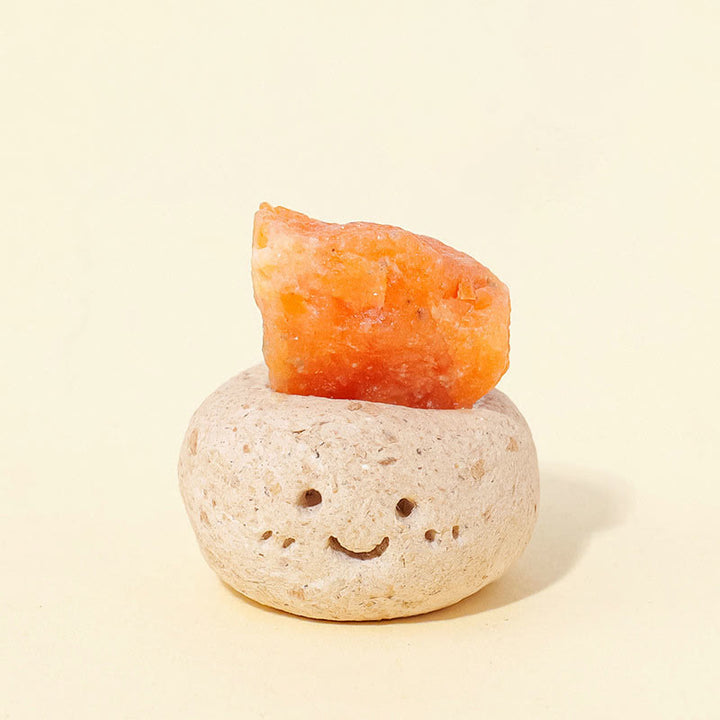 Décoration en cristal irrégulier naturel Olivenorma , petite fève