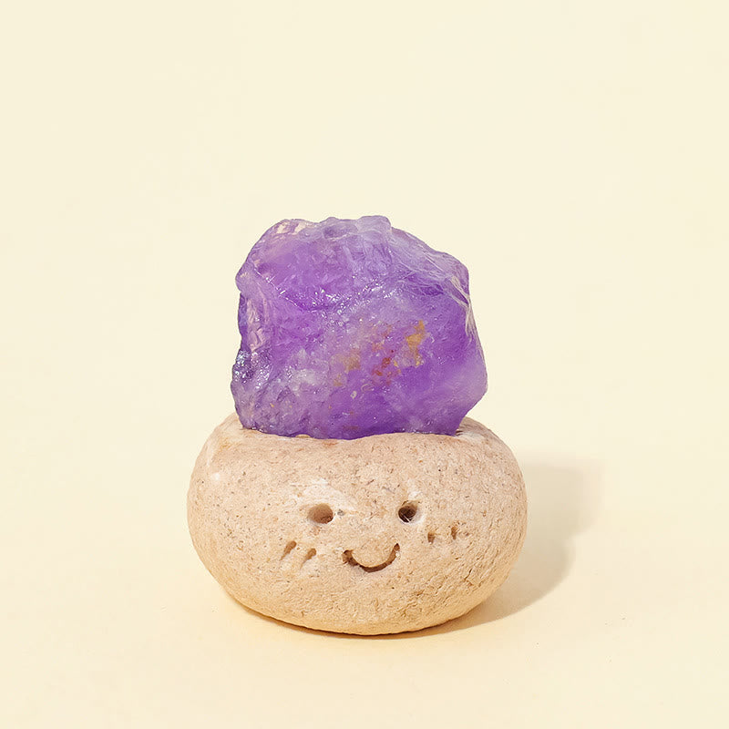 Décoration en cristal irrégulier naturel Olivenorma , petite fève