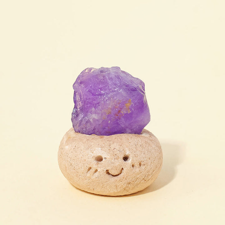 Décoration en cristal irrégulier naturel Olivenorma , petite fève