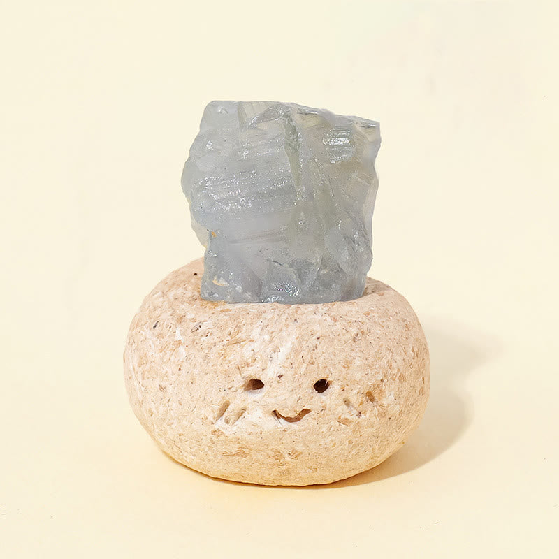 Décoration en cristal irrégulier naturel Olivenorma , petite fève