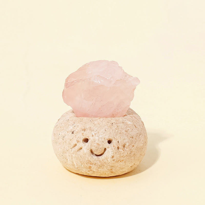 Décoration en cristal irrégulier naturel Olivenorma , petite fève