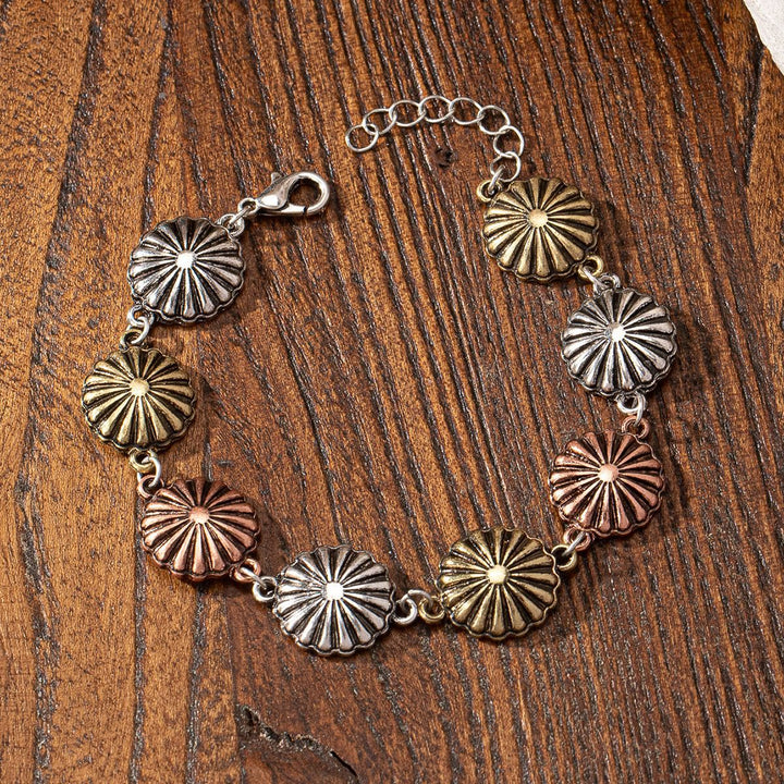 Bracelet en métal turquoise style bohème Olivenorma