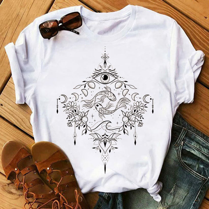T-shirts en coton inspirants Olivenorma Tree of Life