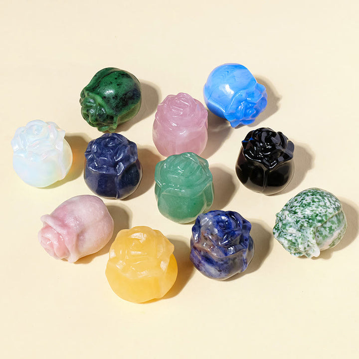 Décoration en pierre précieuse sculptée en cristal époxy Olivenorma