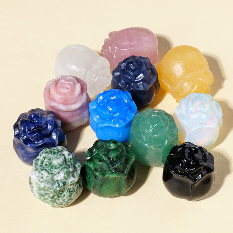 Décoration en pierre précieuse sculptée en cristal époxy Olivenorma