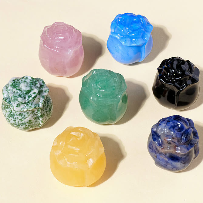 Décoration en pierre précieuse sculptée en cristal époxy Olivenorma