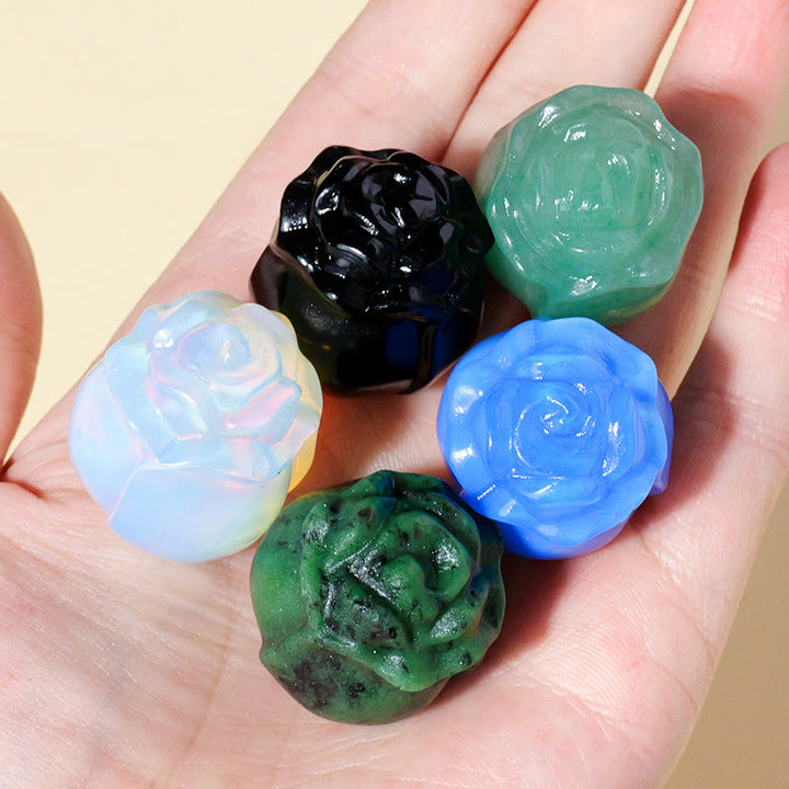 Décoration en pierre précieuse sculptée en cristal époxy Olivenorma