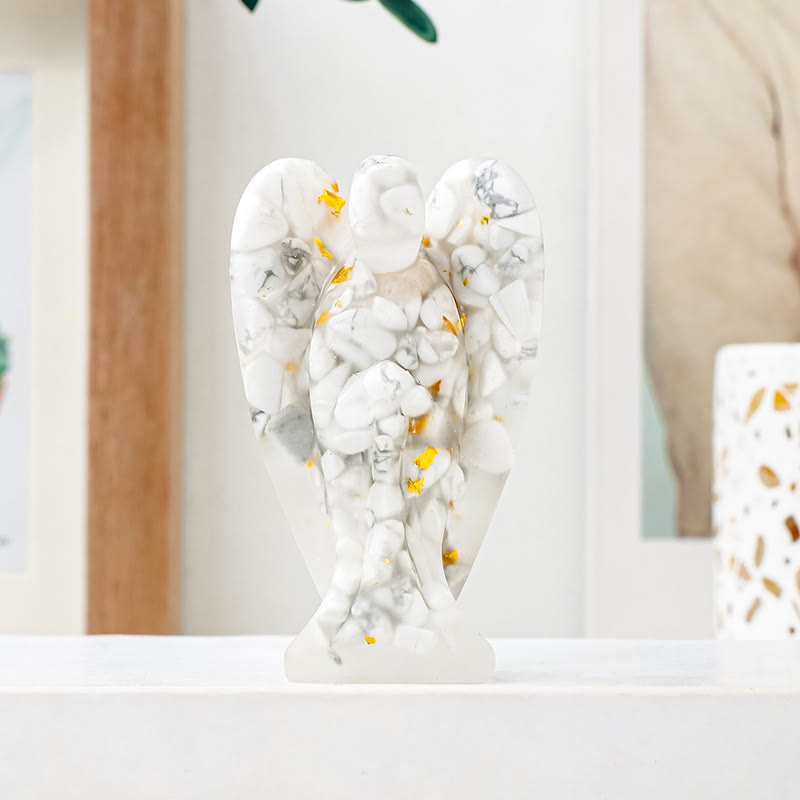 Décoration d'ange en cristal époxy Olivenorma