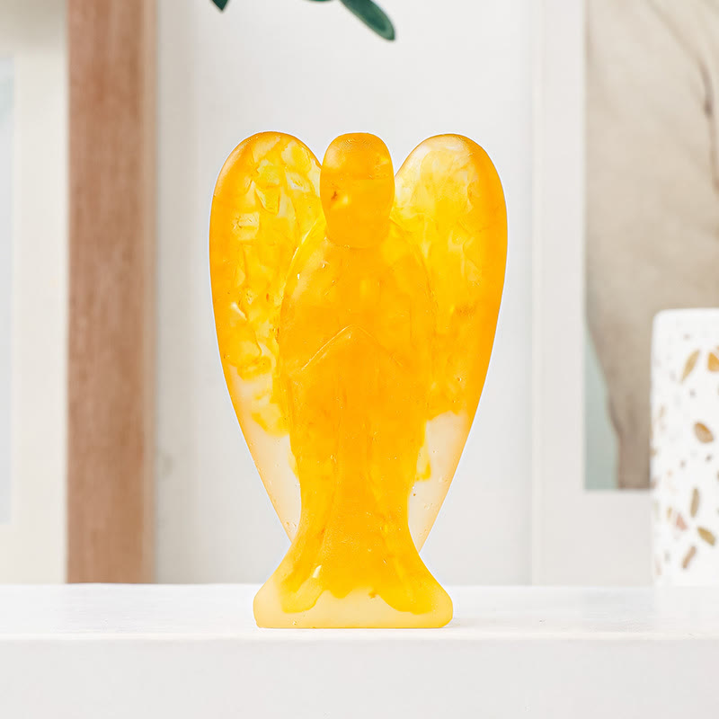 Décoration d'ange en cristal époxy Olivenorma