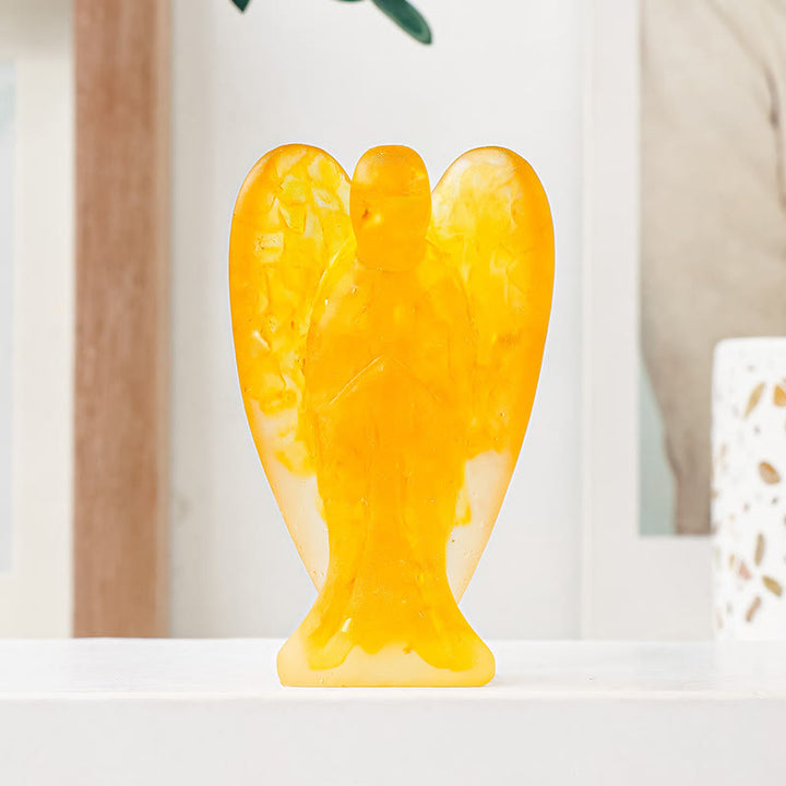 Décoration d'ange en cristal époxy Olivenorma