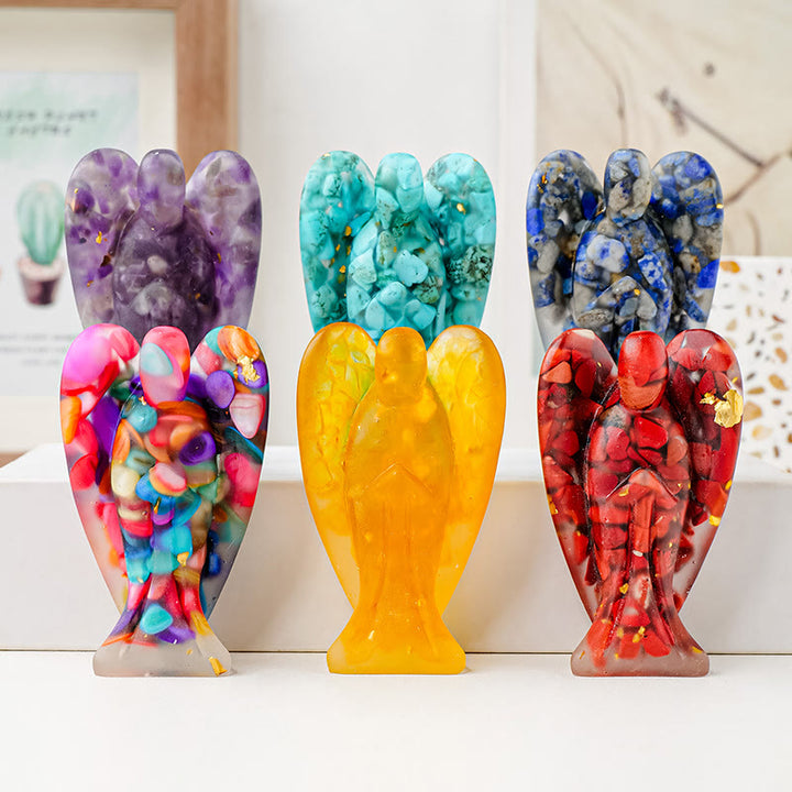 Décoration d'ange en cristal époxy Olivenorma