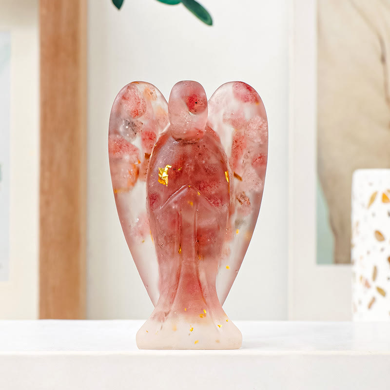 Décoration d'ange en cristal époxy Olivenorma