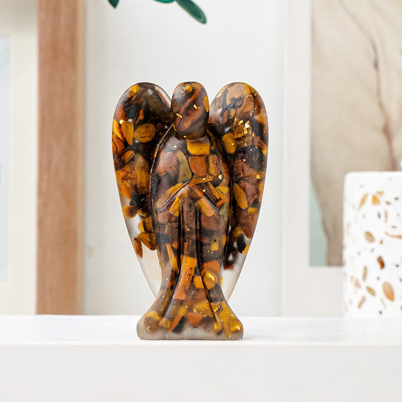 Décoration d'ange en cristal époxy Olivenorma