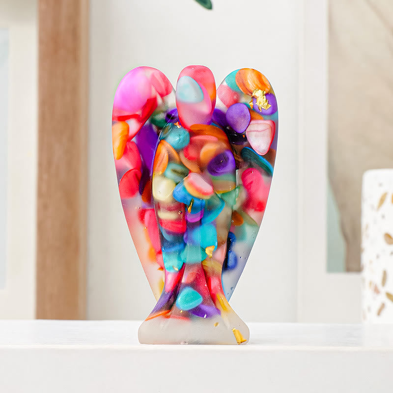 Décoration d'ange en cristal époxy Olivenorma