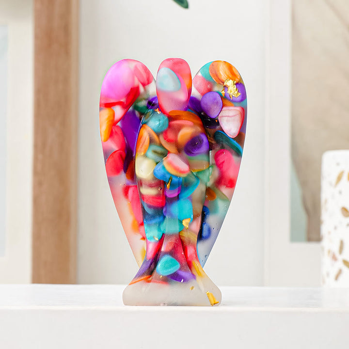 Décoration d'ange en cristal époxy Olivenorma