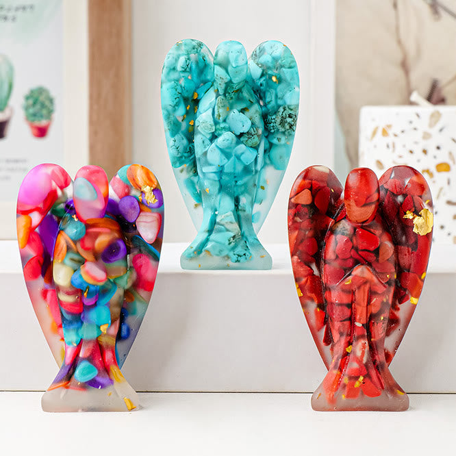 Décoration d'ange en cristal époxy Olivenorma