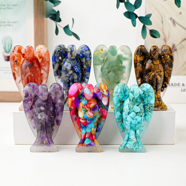 Décoration d'ange en cristal époxy Olivenorma