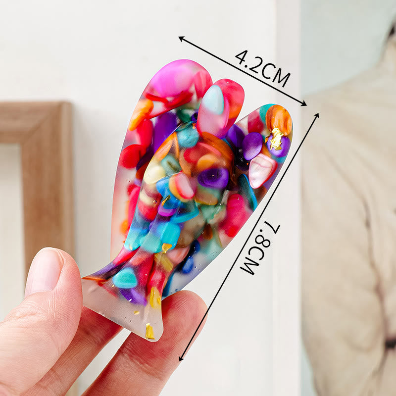 Décoration d'ange en cristal époxy Olivenorma