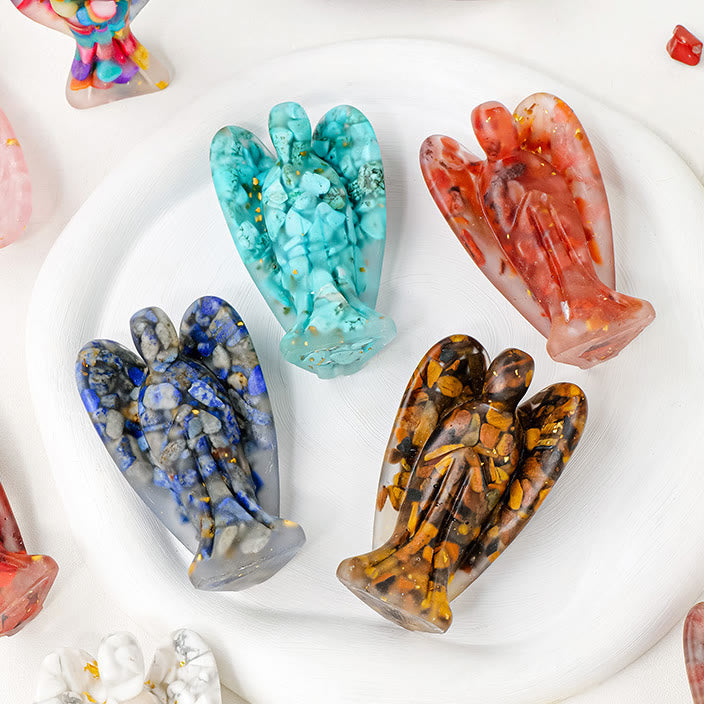 Décoration d'ange en cristal époxy Olivenorma