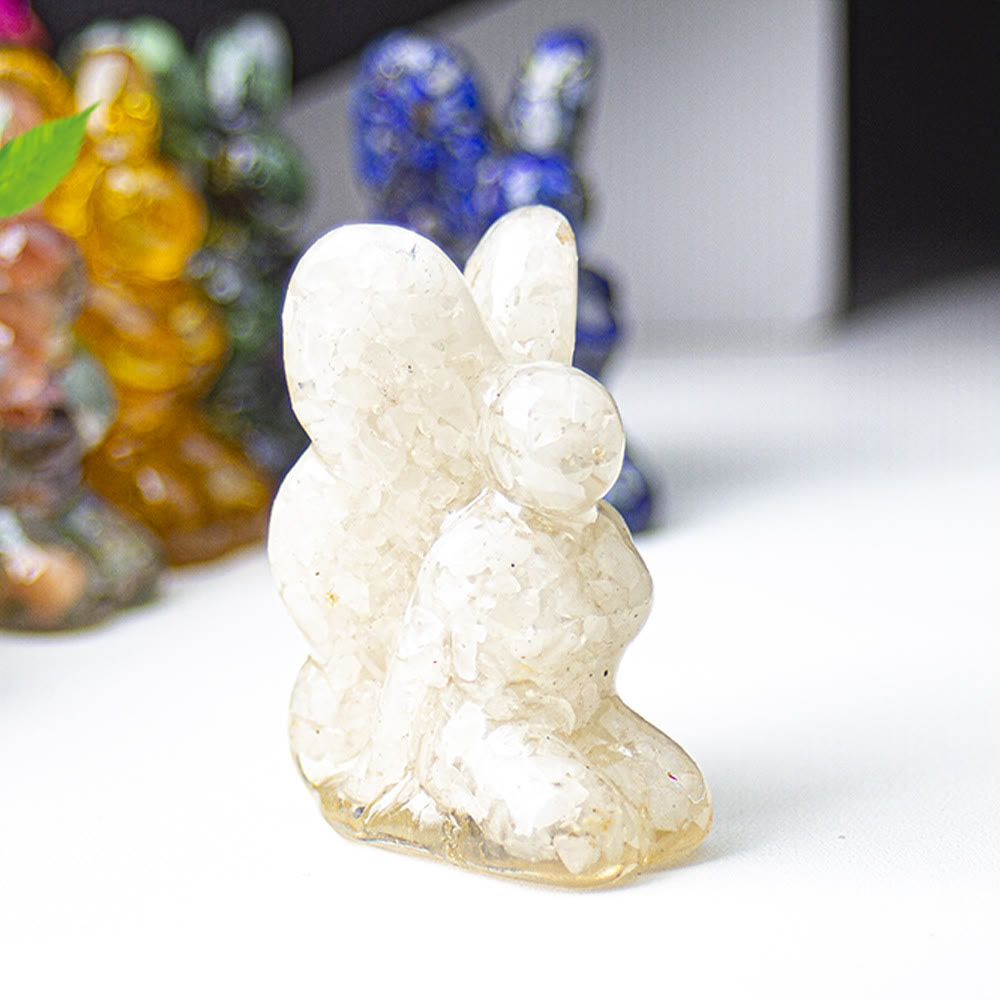 Décoration en pierre précieuse fée papillon en cristal époxy Olivenorma