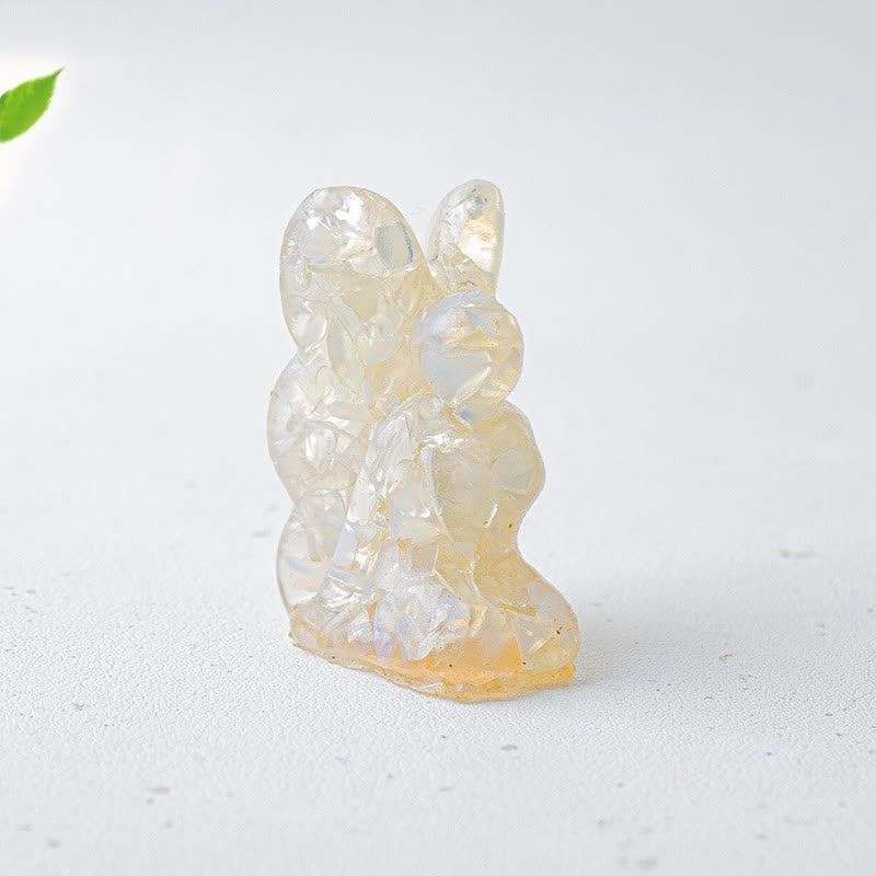 Décoration en pierre précieuse fée papillon en cristal époxy Olivenorma