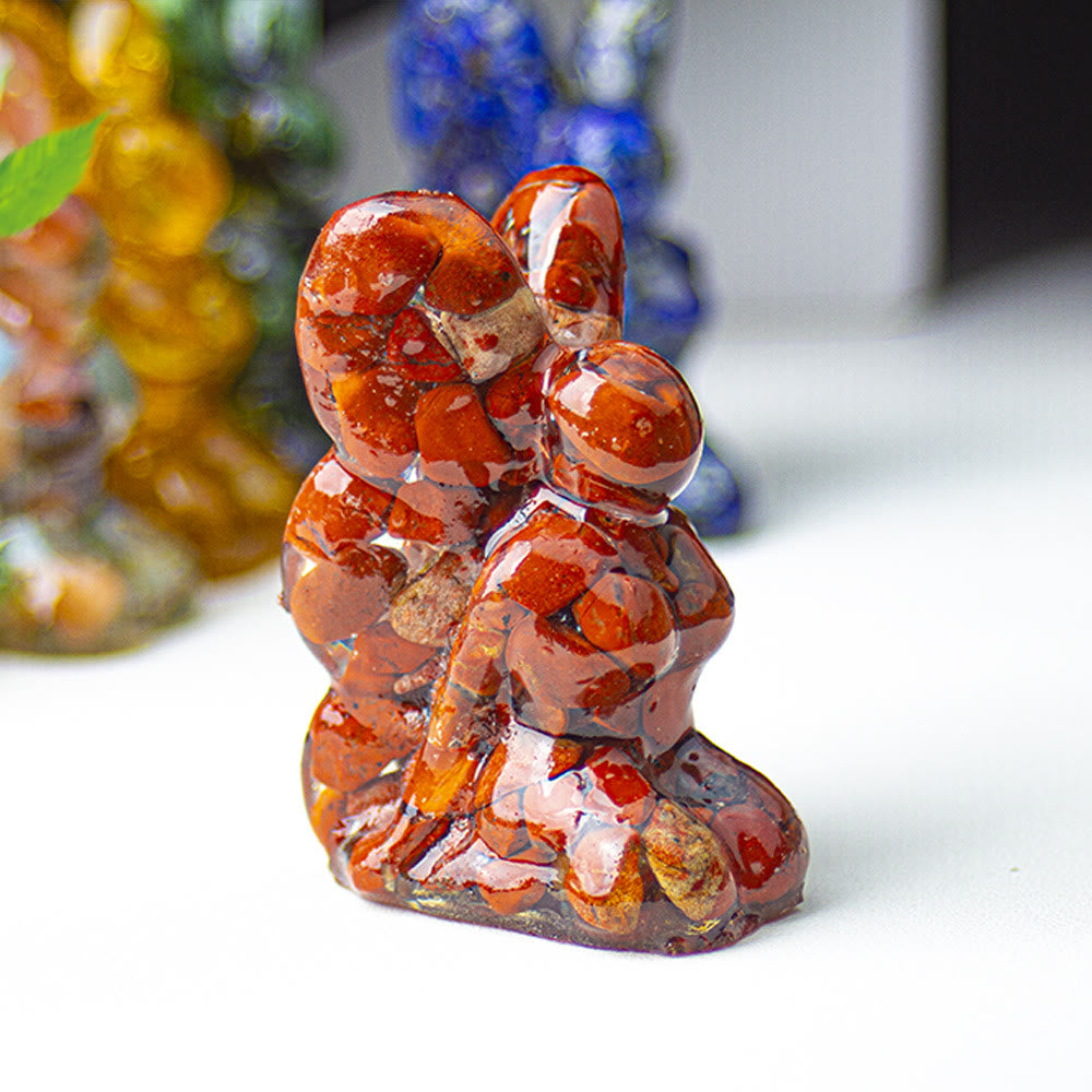 Décoration en pierre précieuse fée papillon en cristal époxy Olivenorma