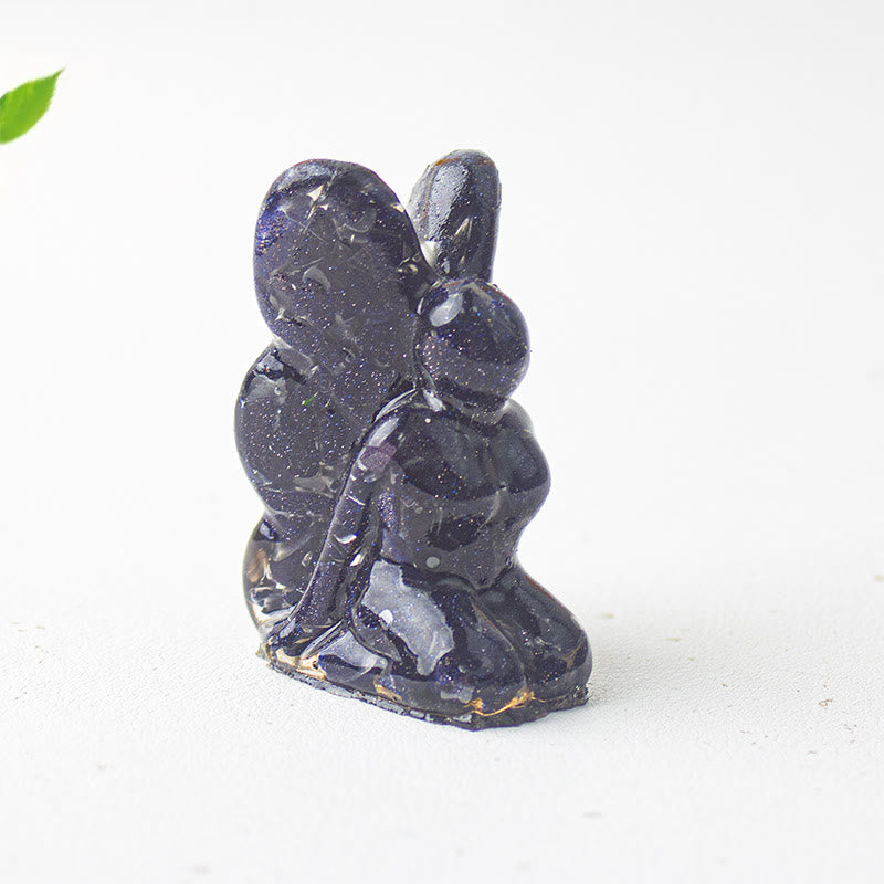 Décoration en pierre précieuse fée papillon en cristal époxy Olivenorma