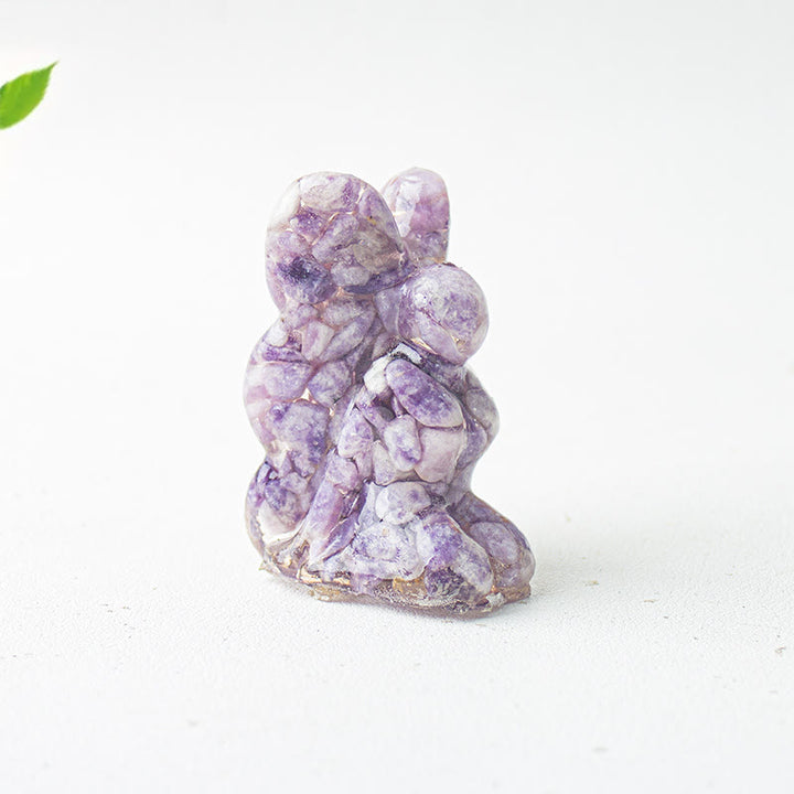 Décoration en pierre précieuse fée papillon en cristal époxy Olivenorma