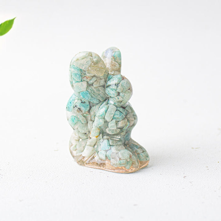 Décoration en pierre précieuse fée papillon en cristal époxy Olivenorma