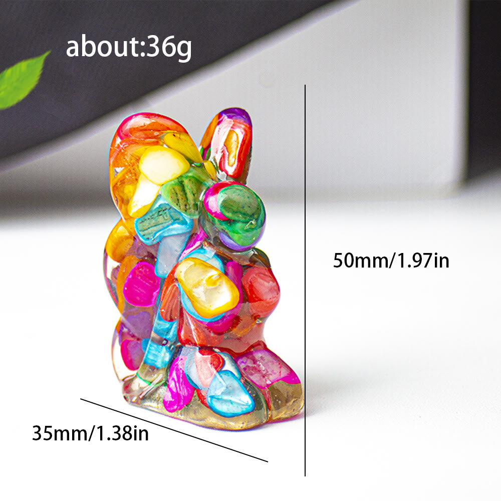 Décoration en pierre précieuse fée papillon en cristal époxy Olivenorma