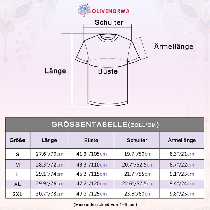 T-shirt Olivenorma Yoga Méditation Corps Spirituel Énergie Chakra