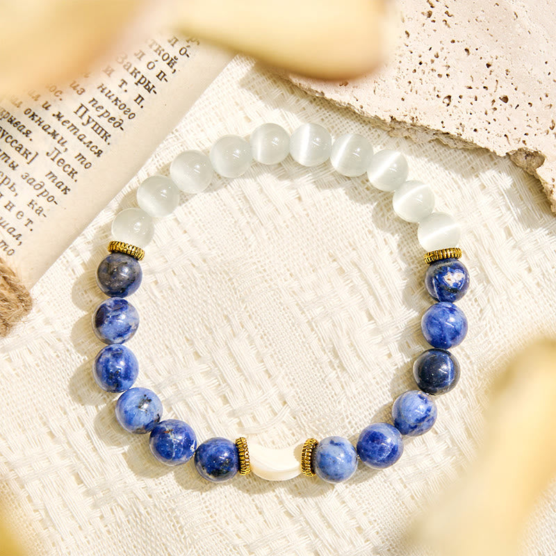 Bracelet d'huiles essentielles Croissant Équilibre des émotions Olivenorma « Lune et Marée » - image 8