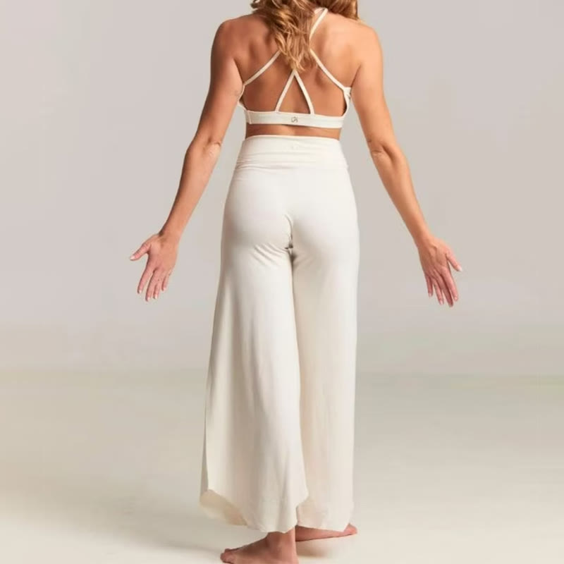 Pantalon de yoga court évasé taille haute Olivenorma - image 13