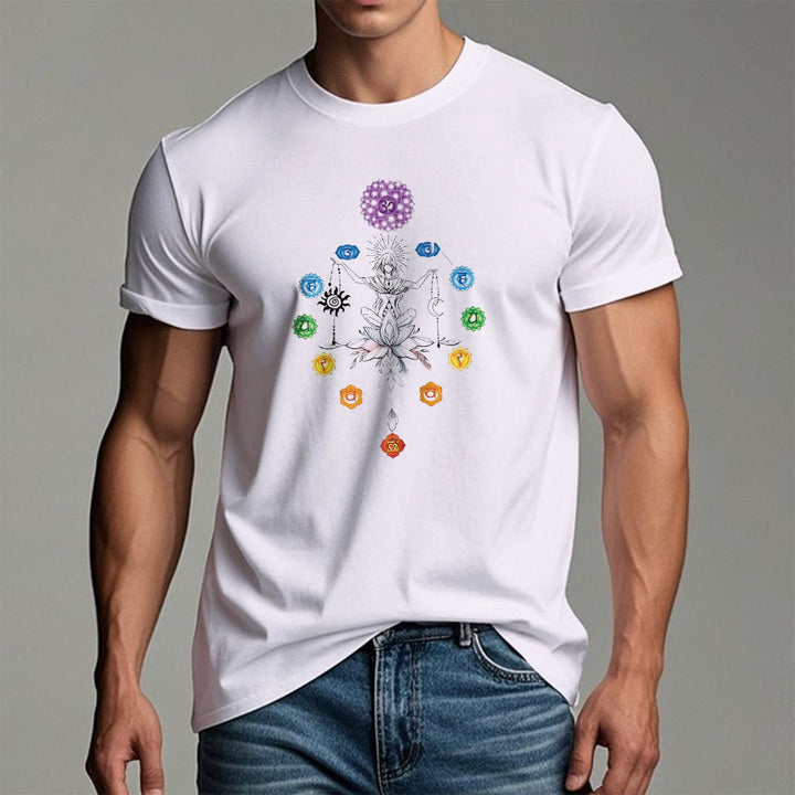 T-shirt Olivenorma avec énergie des chakras enracinés