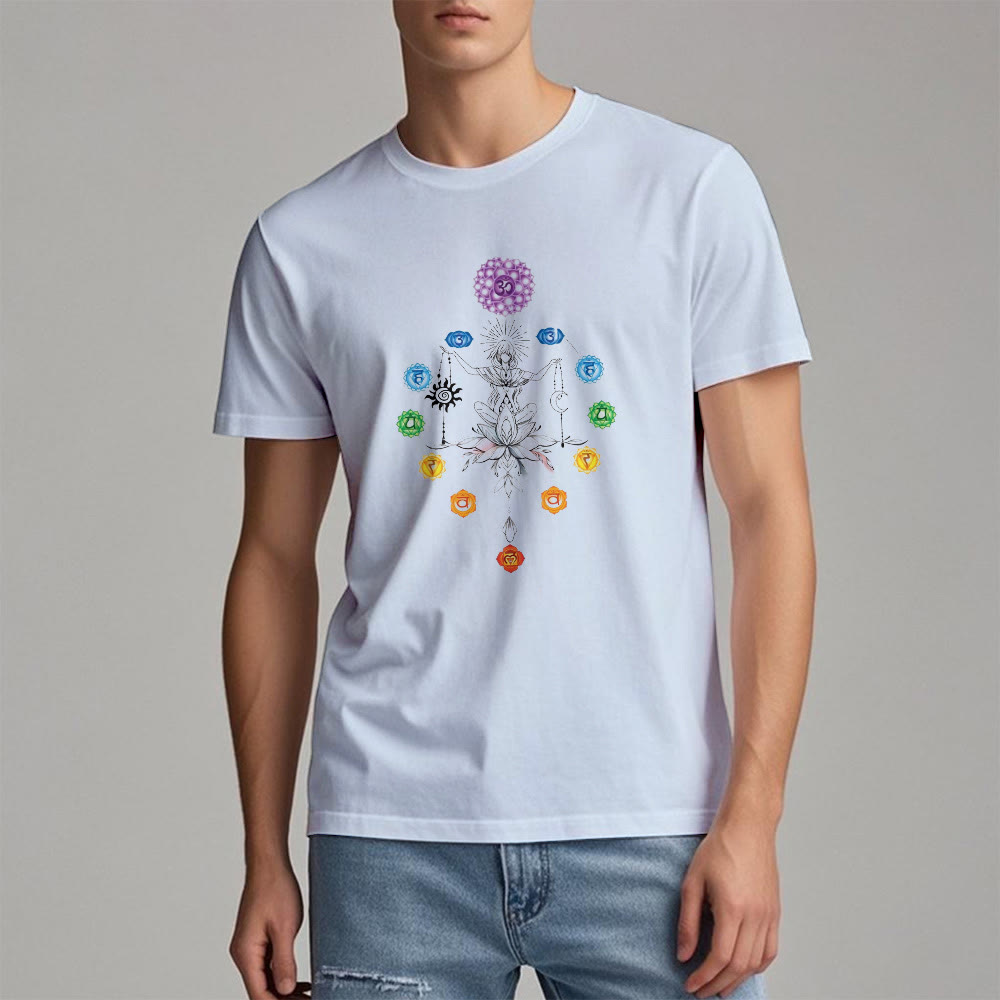 T-shirt Olivenorma avec énergie des chakras enracinés