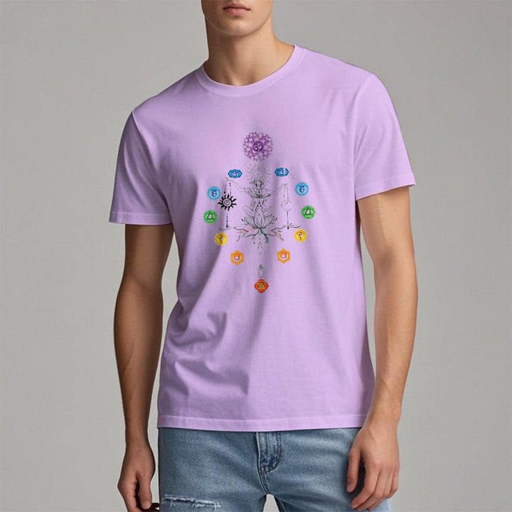 T-shirt Olivenorma avec énergie des chakras enracinés