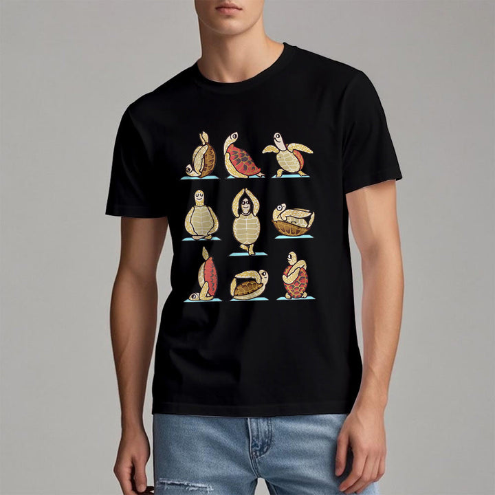 T-shirt Olivenorma Yoga Turtle