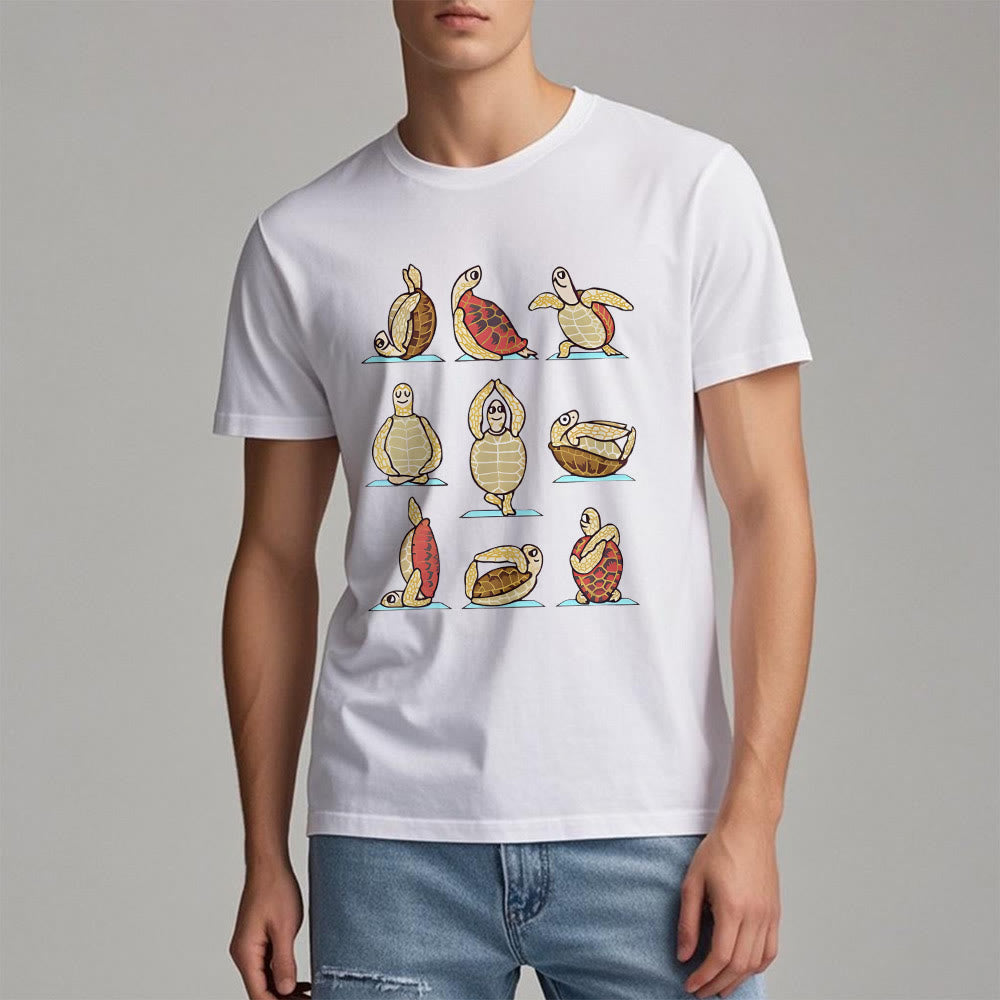 T-shirt Olivenorma Yoga Turtle