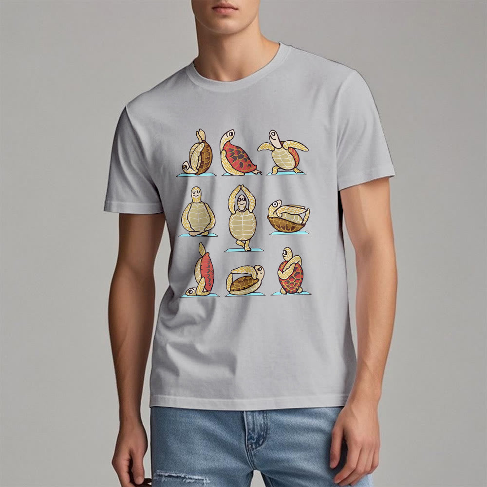 T-shirt Olivenorma Yoga Turtle