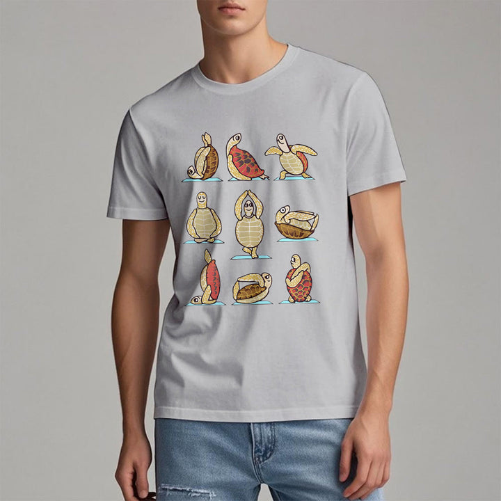 T-shirt Olivenorma Yoga Turtle