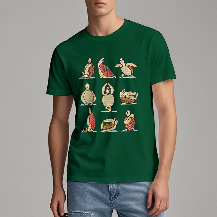 T-shirt Olivenorma Yoga Turtle