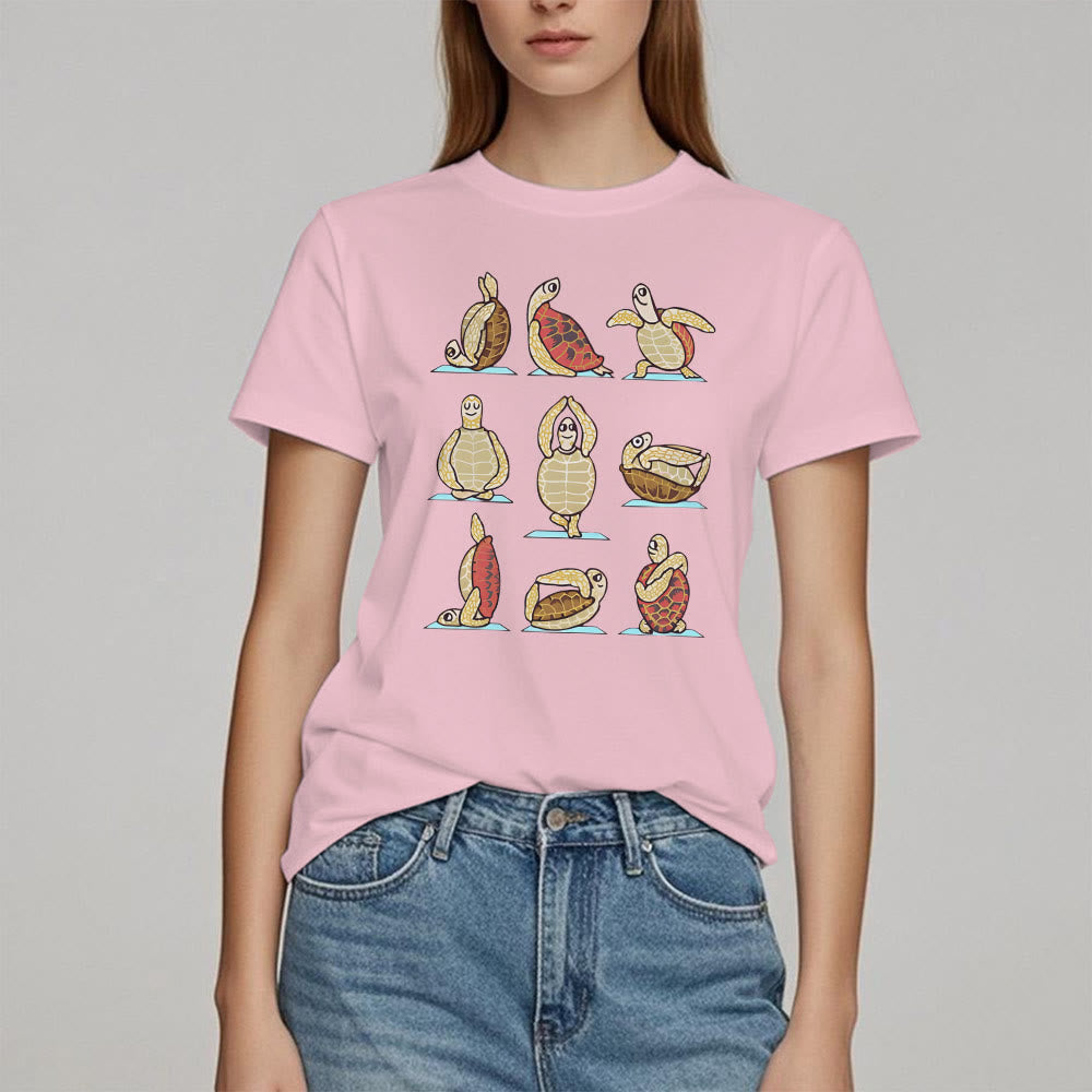 T-shirt Olivenorma Yoga Turtle