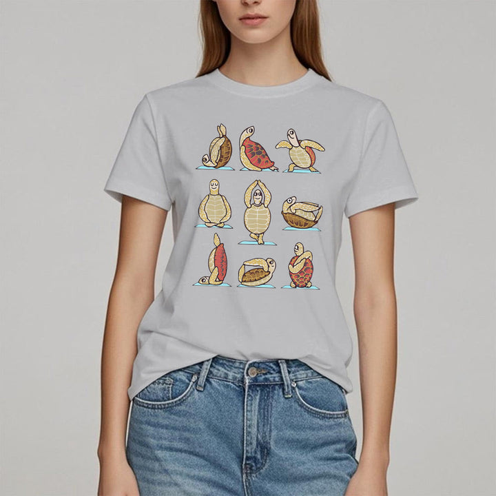 T-shirt Olivenorma Yoga Turtle