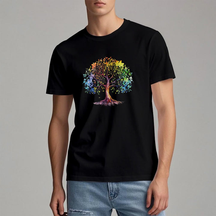 T-shirt Arbre de vie coloré Olivenorma Chakra