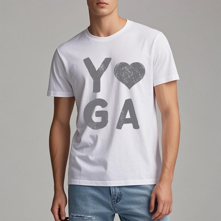 T-shirt imprimé cœur Yoga Olivenorma