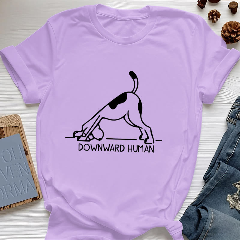 T-shirt imprimé méditation et yoga pour chien Olivenorma