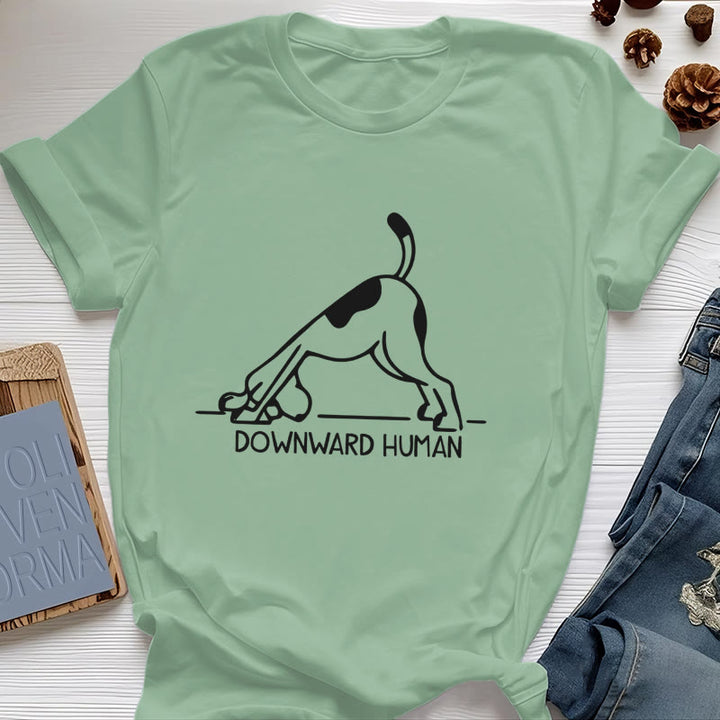 T-shirt imprimé méditation et yoga pour chien Olivenorma
