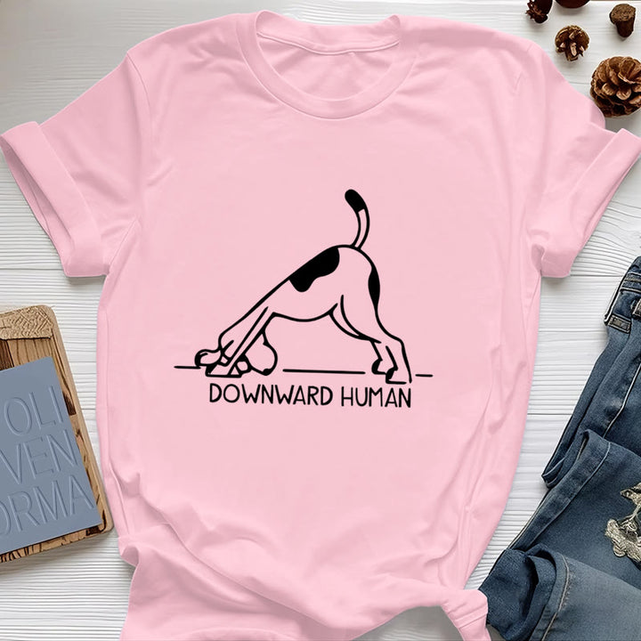 T-shirt imprimé méditation et yoga pour chien Olivenorma