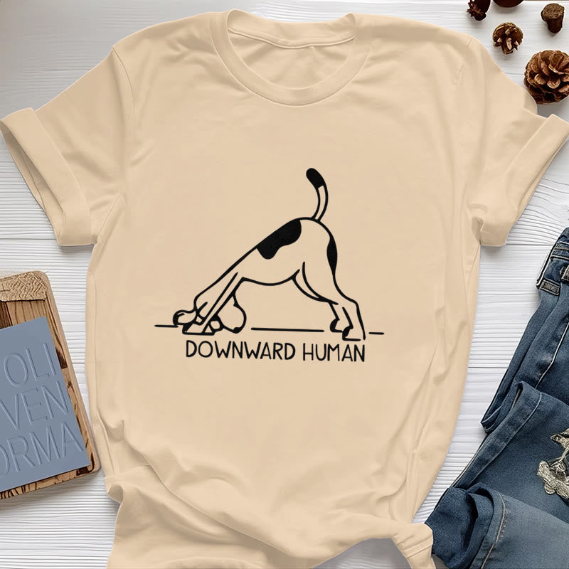 T-shirt imprimé méditation et yoga pour chien Olivenorma